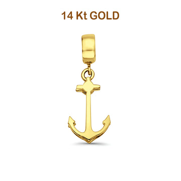 Gold Anchor Charm